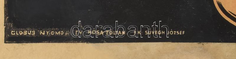 "A dolgozó nő munkáját megkönnyíti a porszívó" - Keravill plakát, Globus Nyomda, restaurál...