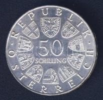 Ausztria 1973. 50Sch Ag "500 éves a Bummerlhaus" T:2+/2