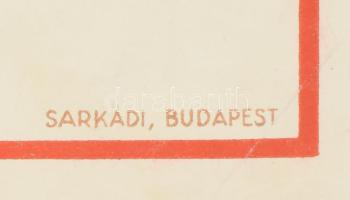 "Biztosítson magának gyógykezelést, ha síbaleset éri!" plakát, Sarkadi Budapest, restaurál...