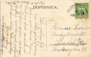 1908 Zagreb, Zágráb (Szomszédváralja, Podsused); Kapela sv. Martina pustinjaka u Podsusedu. R. Mosin...