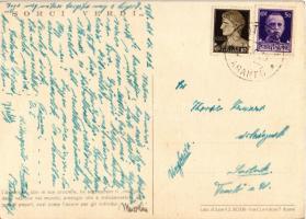 1938 Sorci Verdi. V.E. Boeri / Italian military propaganda with aircraft, Mussolini's quote on ...