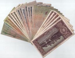 1930-1946. vegyes 30db-os pengő bankjegy tétel T:F-VG