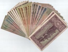 1930-1946. vegyes 30db-os pengő bankjegy tétel T:F-VG