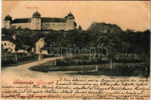 1899 (Vorläufer) Gács, Halic; vár, kastély. Redlinger Ignác kiadása / castle (EK)