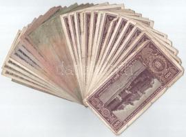 1930-1946. vegyes 33db-os pengő bankjegy tétel nagyrésze 1945. 100P T:F-VG