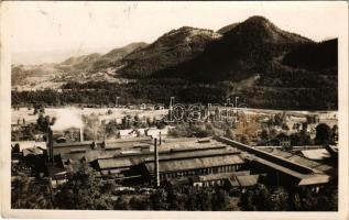 1936 Jesenice, Assling, Aßling; Fuzine / ironworks, factory, photo (EK)