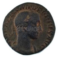 Római Birodalom / Róma / Severus Alexander 231-235. Sestertius bronz (18,11g) T:XF,VF / Roman Empire / Rome / Severus Alexander 231-235. Sestertius bronze [IMP] ALEXAN-DER PIVS AVG / PROVIDE-NTIA AVG - S-C Providentia standing left by modius, holding grain ears and cornucopiae (18,11g) C:XF,VF RIC IV 642