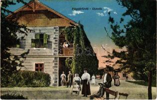 1939 Püspökfürdő, Szentlászlófürdő, Baile 1 Mai, Episcopiei (Nagyvárad, Oradea); uszoda. Rosenbaum Ignác kiadása / spa, bath (EK)