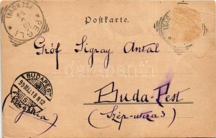 1899 (Vorläufer) All Heil! Art Nouveau bicycle - VI/10. Wiener Künstler-Postkarte. Druck und Verlag ...