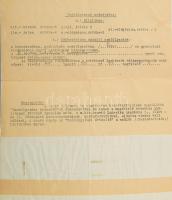 1933 M. Kir. Honvéd Ludovika Akadémia I. főcsoportjának osztályozási értesítője vitéz Lévay Gábor ak...