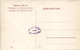 Budapest VII. Mathern Ede Fia fémárú gyár belső. Akácfa utca 61