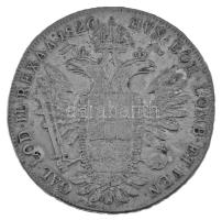 1826B Tallér Ag "I. Ferenc" Körmöcbánya (28,00g) T:AU,YF patina / Hungary 1826B Thaler Ag ...