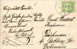 1914 Vasfarkasfalva, Farkasfalva, Wolfau; Római katolikus népiskola, templom / Schule, Kirche / scho...