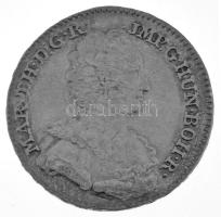 Osztrák Németalföld 1753. 1/2D Ag "Mária Terézia", kéz verdejel Antwerpen verd (16,59g) T:XF,VF ph., patina / Austrian Netherlands 1753. 1/2 Ducaton "Maria Theresia" Hand mintmark, Antwerpen Mint (16,59g) C:XF,VF edge error, patina Krause KM#7