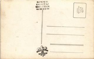 1926 Budapest IV. Újpest, Népsziget, Nemzeti Cserkész Nagytábor / Hungarian scout camp. photo (lyuk ...