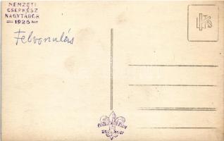 1926 Budapest IV. Újpest, Népsziget, Nemzeti Cserkész Nagytábor Parancsnoksága / Hungarian scout cam...