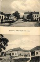 1928 Nyitrazsámbokrét, Zabokreky nad Nitrou, Nitranskych Zabokriek; utca, Jozef Magat üzlete / street, shop (EK)