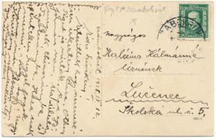 1928 Nyitrazsámbokrét, Zabokreky nad Nitrou, Nitranskych Zabokriek; utca, Jozef Magat üzlete / stree...