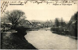 1906 Besztercebánya, Banská Bystrica; Följárat az Urpin hegyre, Garam partja / road to Urpín mountain, Hron riverside (EK)