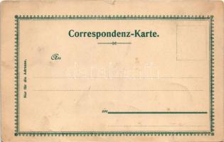 Karlovy Vary, Karlsbad; Café Schweizerhof. Schäfler's Söhne Art Nouveau litho (small tear)