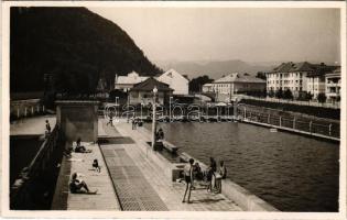 Besztercebánya, Banská Bytrica; Sokolská plavárna / Sokol uszoda, strand / swimming pool. photo (fl)