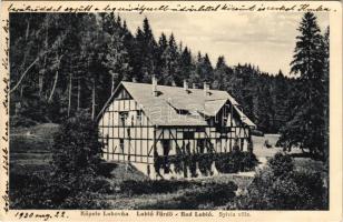 1930 Lublófürdő, Kúpele Lubovna; Sylvia villa / villa