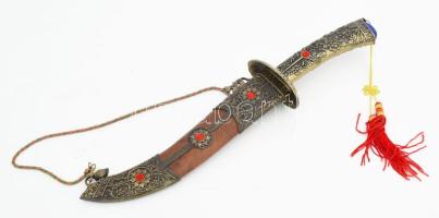 Keleti dísztőr, díszes, h: 40 cm