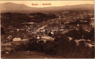 Brassó, Kronstadt, Brasov; látkép / general view