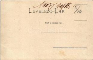 1907 Osztrák-magyar katonatisztek csoportképe / K.u.k. military gorup photo (EK)