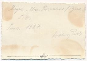 1937 RIPENSIA Temesvár - Unirea Tricolor Bucuresti (Bukarest) 5:0 labdarúgó mérkőzés, focisták a mec...