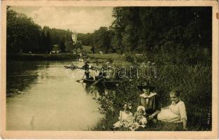 Zagreb, Zágráb; Maksimir park, rowing boats (EK)
