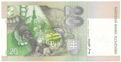 Szlovákia 1993. 20K "A00300743", Millenniumi felülbélyegzéssel T:AU
Slovakia 1993. 20 Kor...
