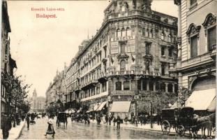 1908 Budapest V. Kossuth Lajos utca, Erdélyi cs. és kir. udvari fényképész műterme, Weiss Gyula női konfekció üzlete. Divald Károly 633-1907. (EK)