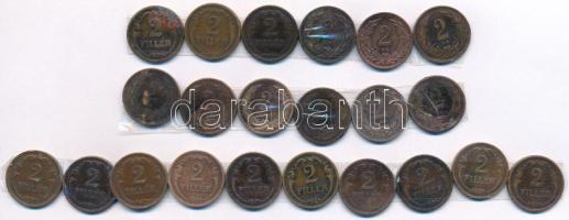 1895-1940. 2f bronz (22xklf) T:VF-F