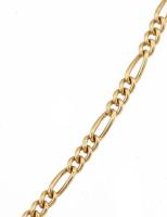 14K arany (Au) nyaklánc, jelzett, 2,9g 47 cm