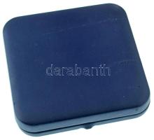 1917. 50f Ag + 1918. 1K Ag "IV. Károly" utánveret díszdobozban, tanúsítvánnyal (5,15g + 3,...