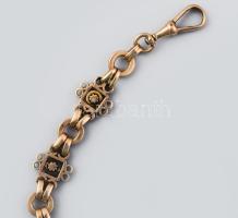 Arany (Au) 14K óralánc, jelzett, h: 30 cm, nettó: 29 g