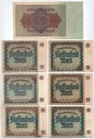 Németország / Weimari Köztársaság 1922. 5000M (7x, ebből 2xklf) T:F Germany / Weimar Republic 1922. ...
