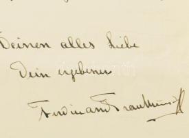 1912 Azonosítatlan Ferdinánd feladó levele a Habsburg család egyik tagjának, Kalksburgból, a híres k...
