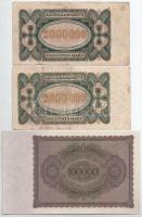 Németország / Weimari Köztársaság 1923. 500.000M + 2.000.000M (2x) T:AU,F Germany / Weimar Republic ...