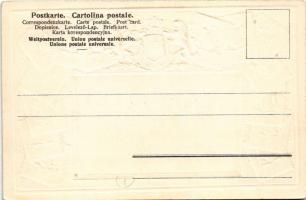 Bayern / Bajor bélyegek és címer, dombornyomott litho / Bavaria - Set of stamps and coat of arms. Ot...