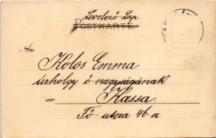 1899 (Vorläufer) Kerékpározó kutyák / Dogs on bicycles. Meissner & Buch Postkarten Serie 1042. K...