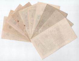 Németország / Weimari Köztársaság 1923. 20.000.000M (2x) + 50.000.000M (4x) + 100.000.000M (3x) + 50...