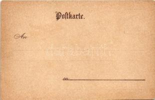 All Heil! / Kerékpározó malacok / Pigs on bicycles. litho (EK)