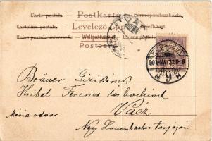 1901 Macska kerékpáros verseny / Cat bicycle race. Koch &amp; Bitriol litho