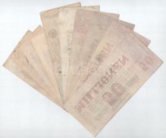 Németország / Weimari Köztársaság 1923. 5.000.000M + 10.000.000M + 20.000.000M (2x) + 50.000.000M (2...