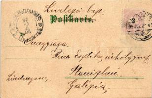 1899 (Vorläufer) Kerékpáros hölgy / Lady on bicycle. Meggendorfer Blätter Nr. 1. J. F. Schreiber lit...