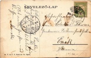 1906 Budapest VIII. M. kir. Honvéd Ludovika Akadémia. M.T. és F.V. Koch és Pór kiadása (EB)