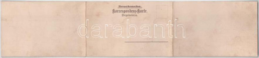 Trebinje, 3-tiled folding panoramacard. Verlag von Stefan Winkelhoffer (fl)