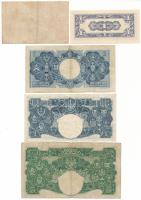 Malaja / Brit Közigazgatás 1941-1953. 5c-5D (4xklf) + Malaja / Japán megszállás 1942. 1c T:F,AU Mala...